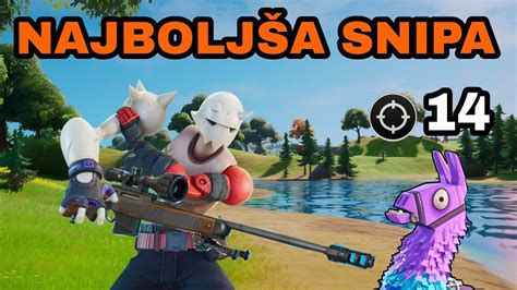 Najbolj A Snipa V Fortnitu Fortnite Battle Royale Slo Youtube