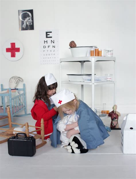 Mer Mag Play Hospital And Childs Nurse Costume With Templates For Nurse