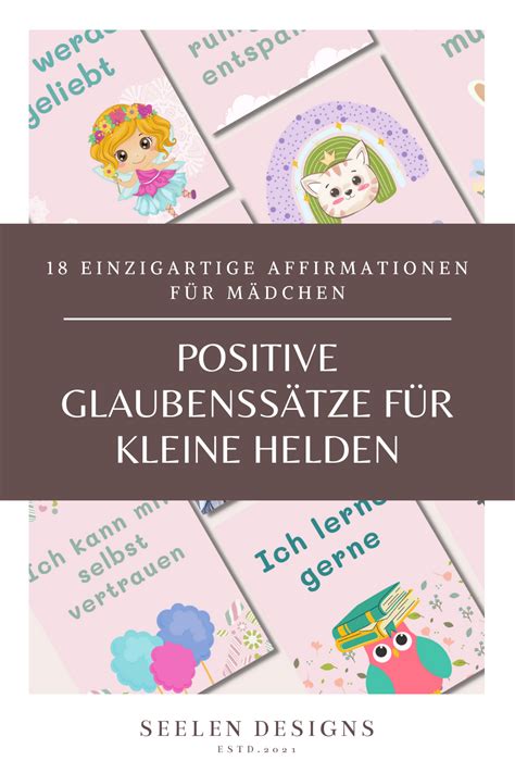 Affirmationskarten F R M Dchen Karten Mit Positiven Etsy De