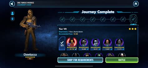 Finally finished Chewie : r/SWGalaxyOfHeroes