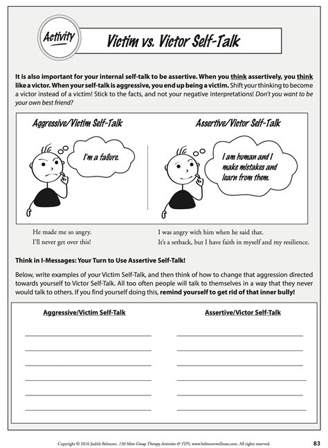 Mental Health Awareness Worksheets