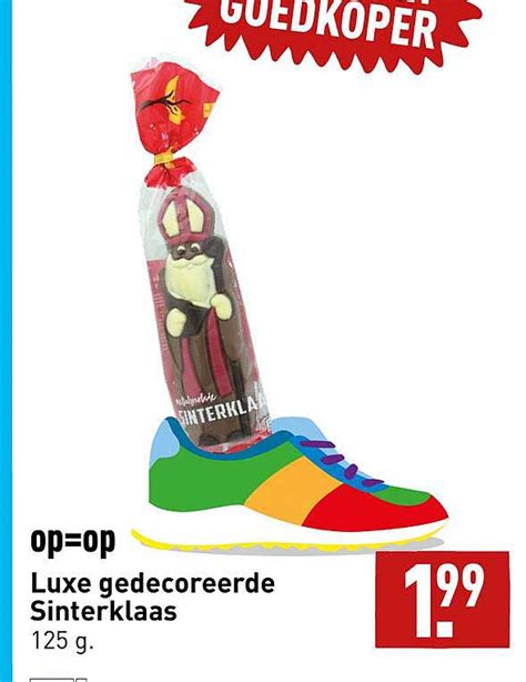 Luxe Gedecoreerde Sinterklaas Aanbieding Bij ALDI 1Folders Nl