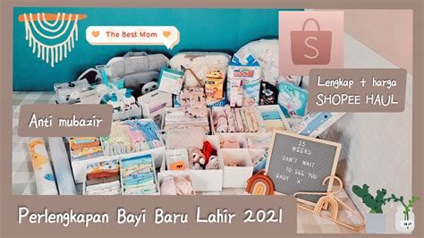 Perlengkapan Bayi Baru Lahir 2021 Anti Mubazir Lengkap Harga