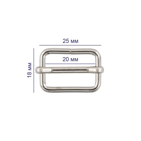 Фурнитура сумочная металл "Gamma" GH 05/20 Шлевка 25 х 18 мм купить за ...