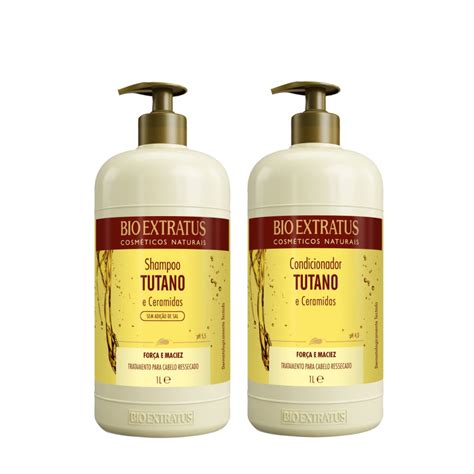 Kit Tutano Bio Extratus Shampoo E Condicionador L Ceramidas For A E