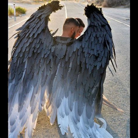 Black Angel Wings Angel Wings Wedding Wings Victoria Secret | Etsy ...