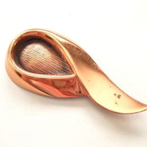 Renoir Sari Pin Vintage Renoir Copper Sari Pin Brooch Mcm Copper Pin