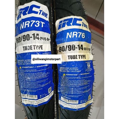 Jual Ban Motor Tube Type Non Tubles Irc Nr Nr T Ban