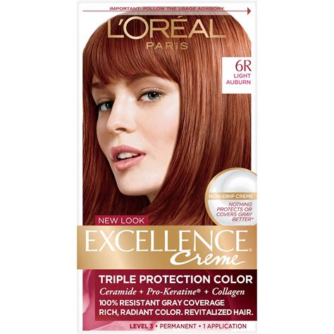 Buy L Oreal Paris Excellence Creme 6R Light Auburn Blonde Level 3