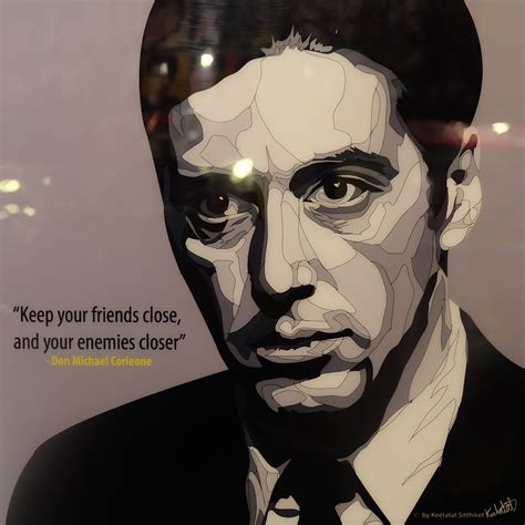 Michael Corleone Pop Art Poster, The Godfather - Infamous Inspiration