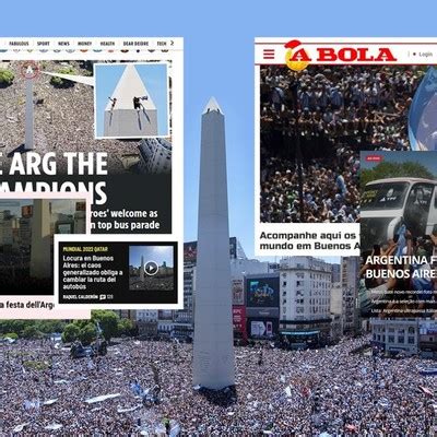 Delirio En Buenos Aires As Siguen Los Medios Del Mundo A La