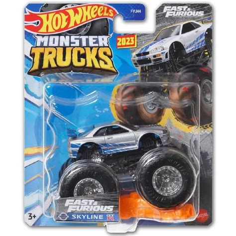 Carrinho Hot Wheels Monster Truck Original Mattel Fyj Fast Furious Skyline C D