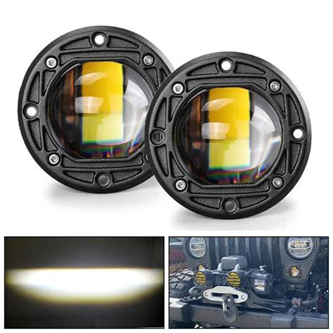 Refletor Led Para P Ra Choques Dianteiro L Mpada De Nevoeiro Luz De