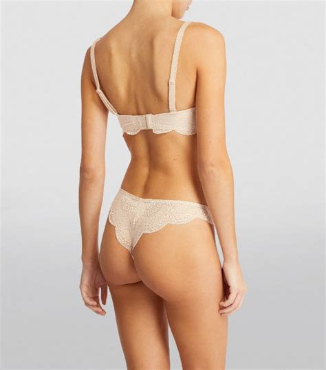 Womens Simone Perele Nude Karma Tanga Harrods UK