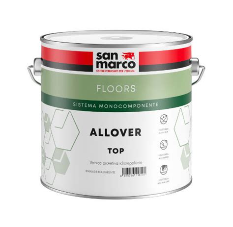 Protective Varnish Allover Top San Marco For Masonry Semi Matt