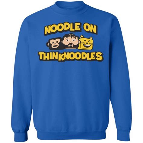 Thinknoodles Merch Noodle On Emoji Long Sleeve Tee Shirt Merchip8