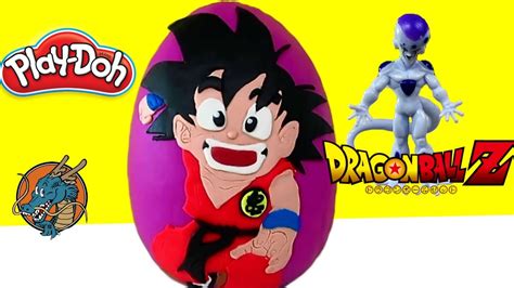 Huevo Sorpresa Gigante De Goku De Dragon Ball De Plastilina Play Doh En