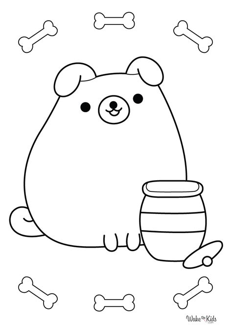 Pusheen Coloring Pages (Free Printable PDFs) | WakeTheKids