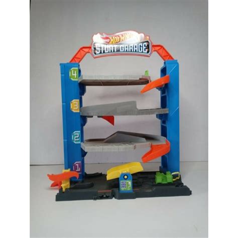 Hot Wheels Toys Hot Wheels Stunt Garage City Robo Beasts Pack Set Build Set Cars