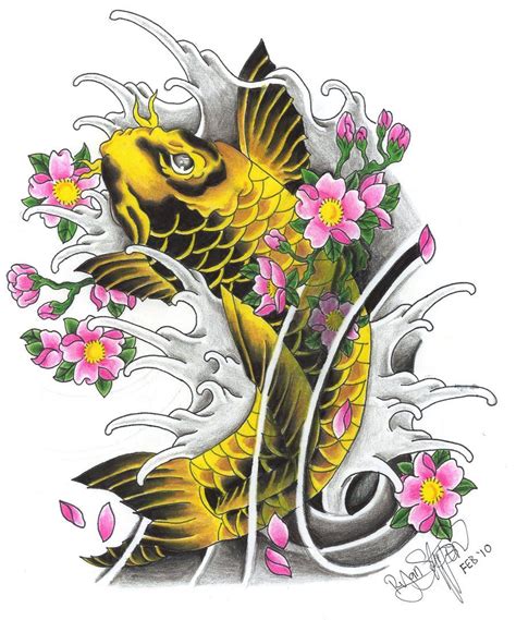 Carpe Koi Tattoo Tatouage Japonaise Tatouage Tatouage Dragon Japonais