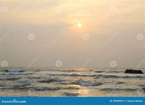 Beautiful Sunrise of RK Beach,Vishakhapatnam Stock Image - Image of ...