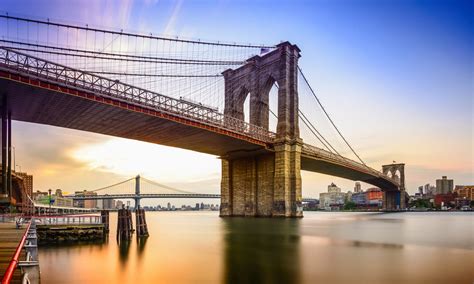 Brooklyn Bridge - the most famous bridge in New York City