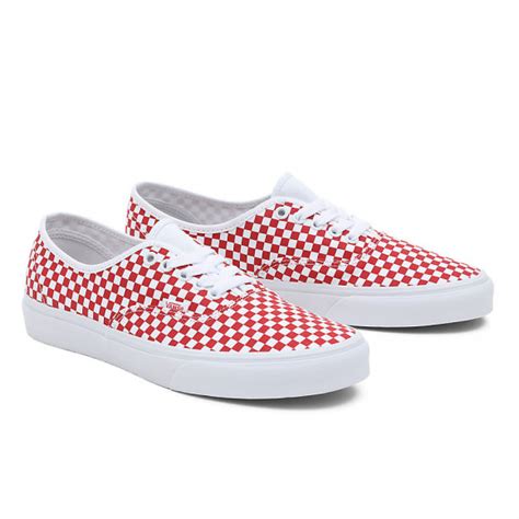 Vans Authentic Shoes Checkerboard Menwomen White