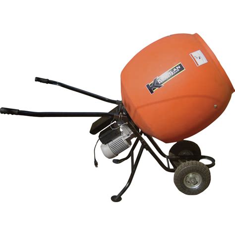 Kushlan Portable Electric Direct Drive Cement Mixer — 6 Cubic Ft Drum