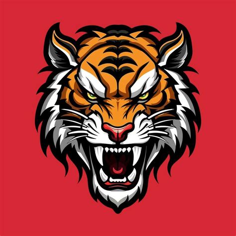 Striking Tiger Logo Design with Intricate Details