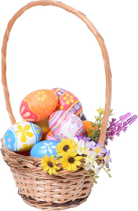 Easter Egg Basket Png