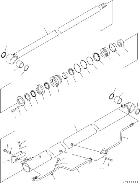 707 G0 02620 Komatsu CYLINDER ASS Y