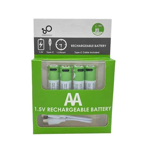 Li-ion АА 1.5V SMARTOOOLS 1750mAh | Литиевый аккумулятор | Батарейка ...