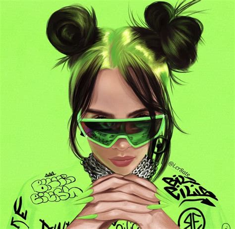 Billie Eilish Anime Wallpaper