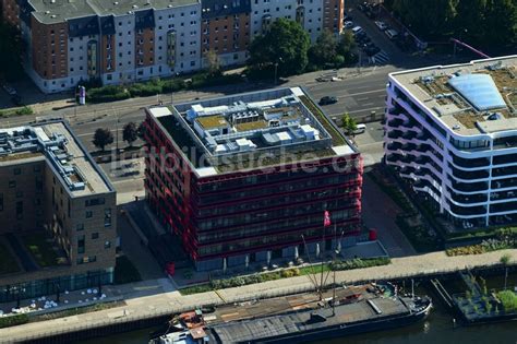 Berlin Von Oben Coca Cola Haus An Der Stralauer Allee Am Ufer Des