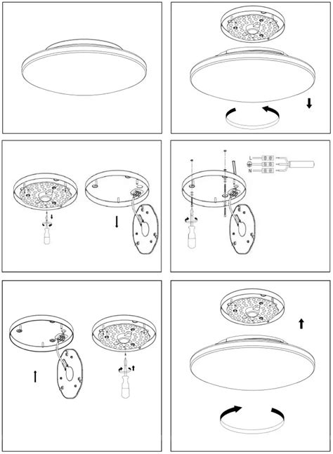 Helestra KYMO LED Ceiling Light Instructions