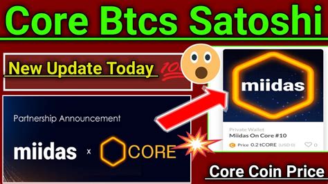 Satoshi New Update SATOSHI BTCS MINING Core Coin Price Prediction Core