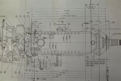 Rolls Royce Merlin Aero Engine Plan Blueprints Rare Detail Period