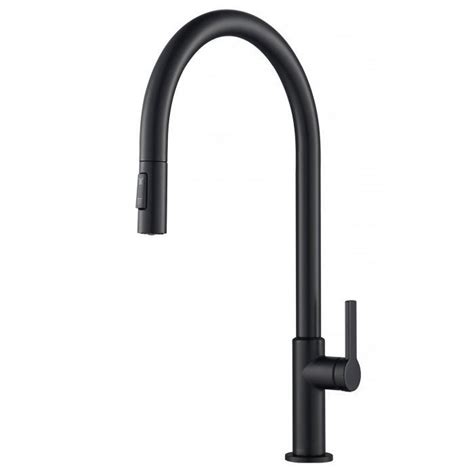 Buy Matte Black Single Handle Pull Down Kitchen Faucet | Kraus