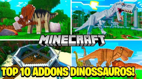 🔥 Top 10 Melhores Addons De Dinossauros Para Seu Minecraft Bedrock