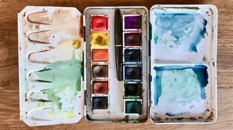 how-to-make-watercolor-pans | Watercolor pans, Diy watercolor, Watercolor