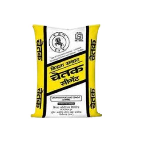 Grade Grey Colour Birla Samrat Chetak Cement Bag Kg Packaging