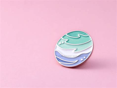 Pastel Gay Planet Enamel Pin Mlm Queer Man Subtle Pride Flag Etsy