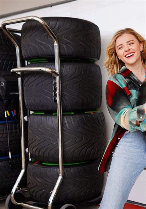 Chloe Moretz Visits Williams Racing During The Formula United States