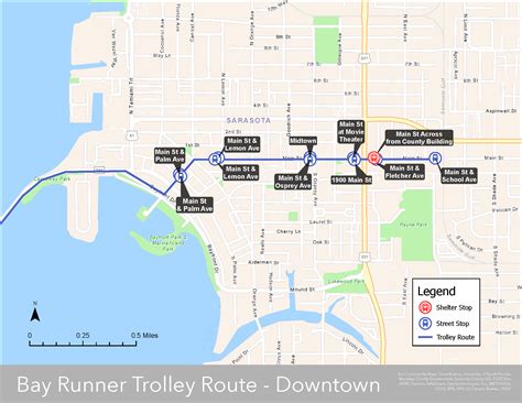 Route Map - Sarasota Bay Runner Trolley