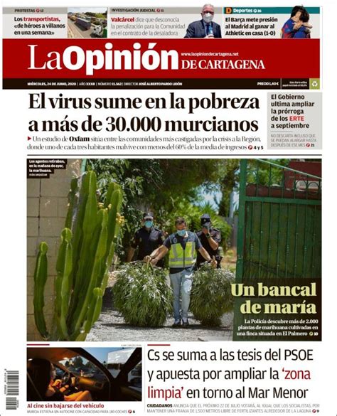 Periódico La Opinión De Murcia España Periódicos De España Edición