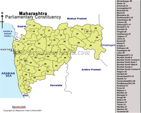 maharashtra parliamentary map parliamentary map  india