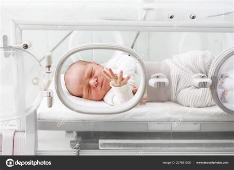 Newborn Baby Incubator Newborn Baby Incubator Hospital Ward Stock Photo