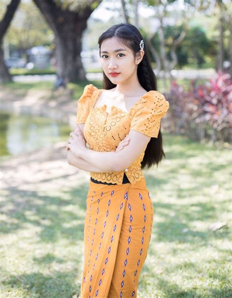 Traditional Dresses Designs Myanmar Women