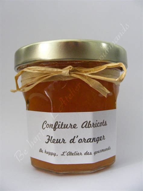 Rêve de gourmandises Confiture dabricots à la fleur doranger