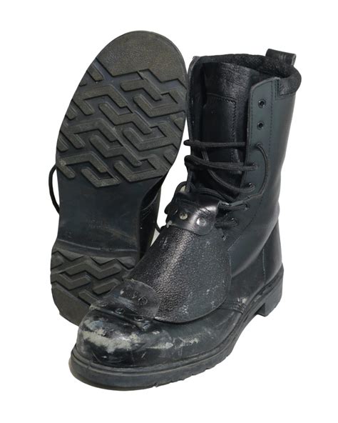 British Army Surplus Leather Combat Boots with Protective Shell ...